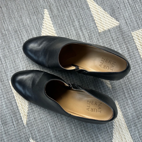 Naturalizer Black Block Heel Ankle Boot - Picture 3 of 6